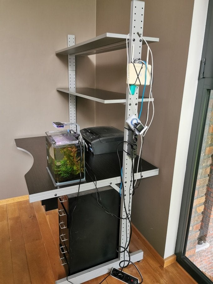 bureaumeubel, Huis en Inrichting, Bureaus, Ophalen, Gebruikt, 120 cm, IKEA
