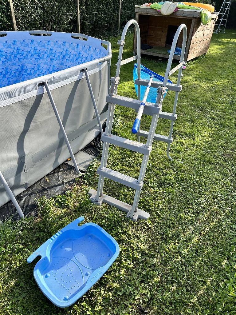 Bestway zwembad Power Steel, Tuin en Terras, Ophalen, 200 tot 300 cm, 80 tot 120 cm, Zo goed als nieuw