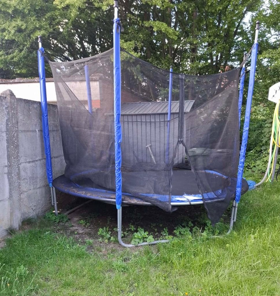 Trampoline 305cm, Enlèvement, Comme neuf