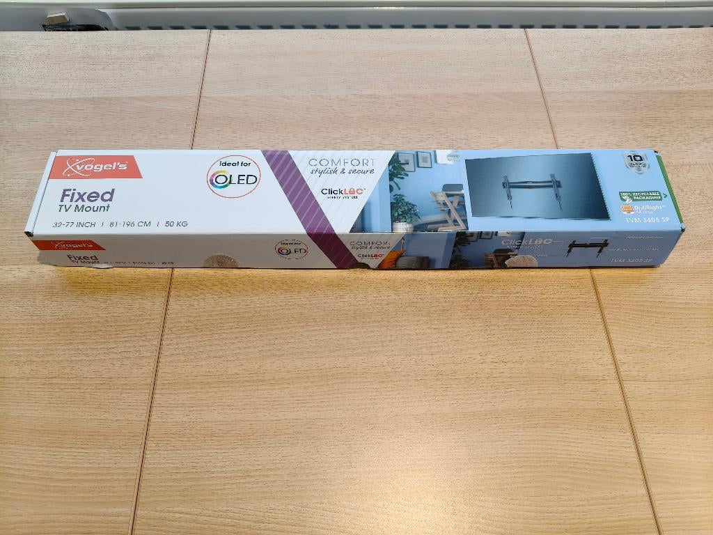 Vogel's COMFORT TVM 3405 SP | Vaste tv-beugel, Ophalen of Verzenden, Nieuw