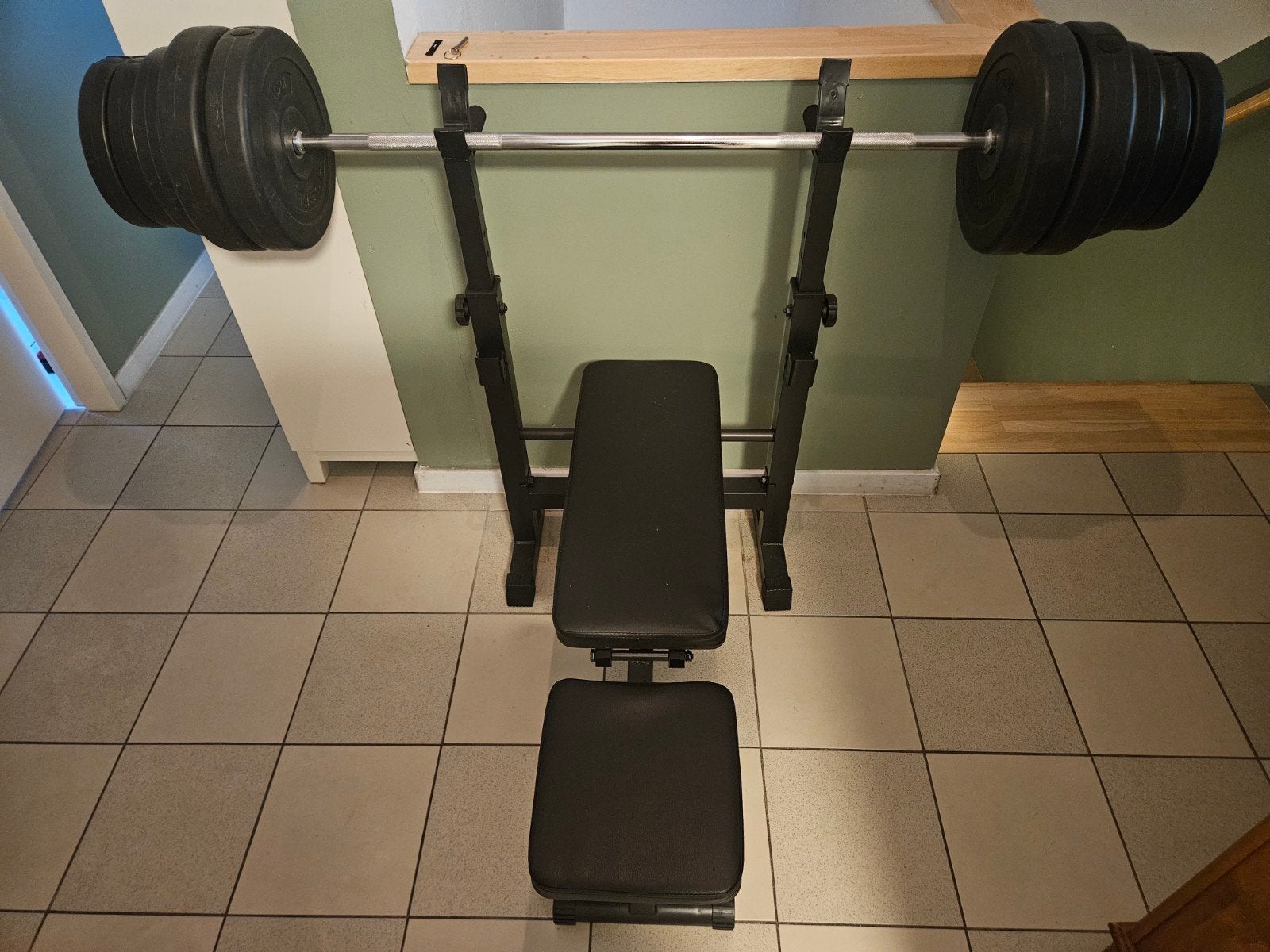 fitness/halter bank, Sport en Fitness, Ophalen, Benen, Krachtstation, Nieuw