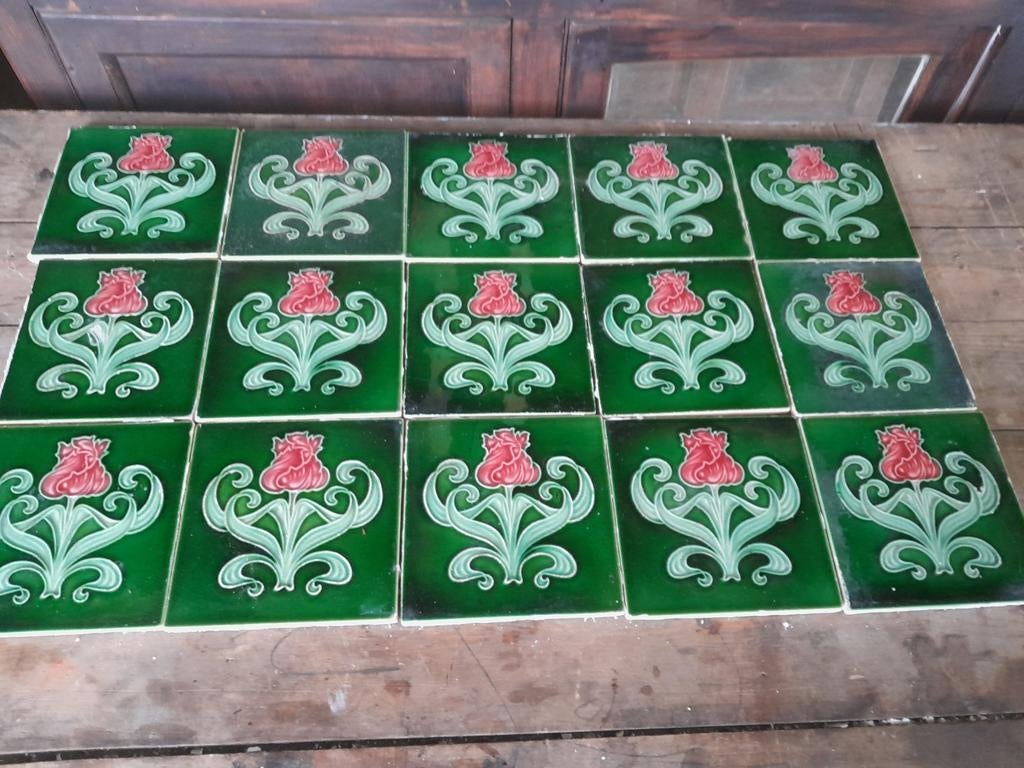 art nouveau tegels u, Enlèvement ou Envoi