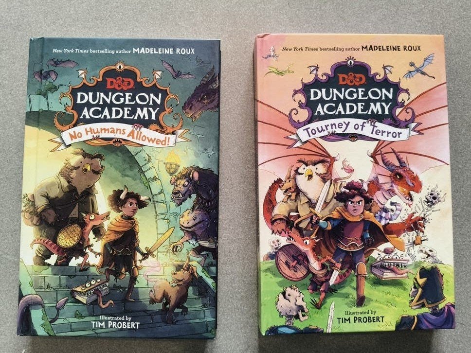 Dungeon Academy - 2 boeken., Boeken, Ophalen, Zo goed als nieuw, Madeleine Roux