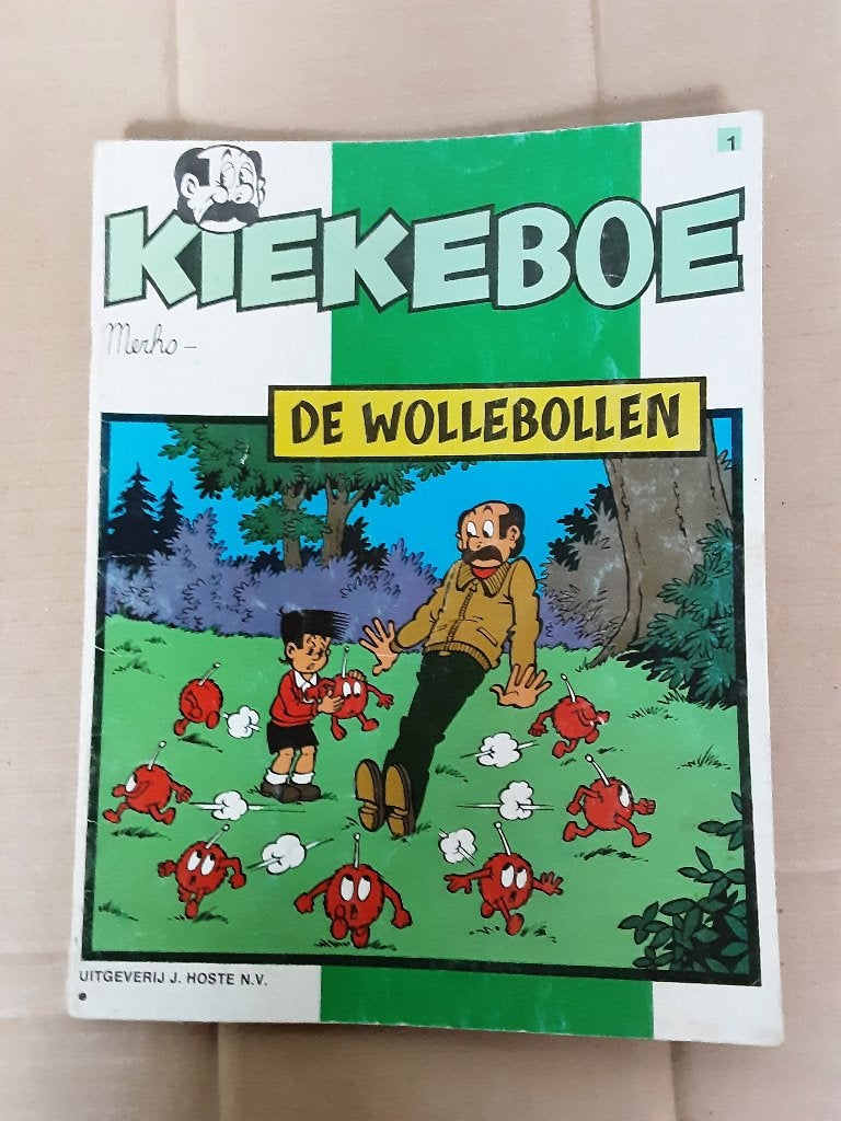 Kiekeboe nr. 1 “Wollebollen”., Une BD, Enlèvement ou Envoi, Utilisé, Merho