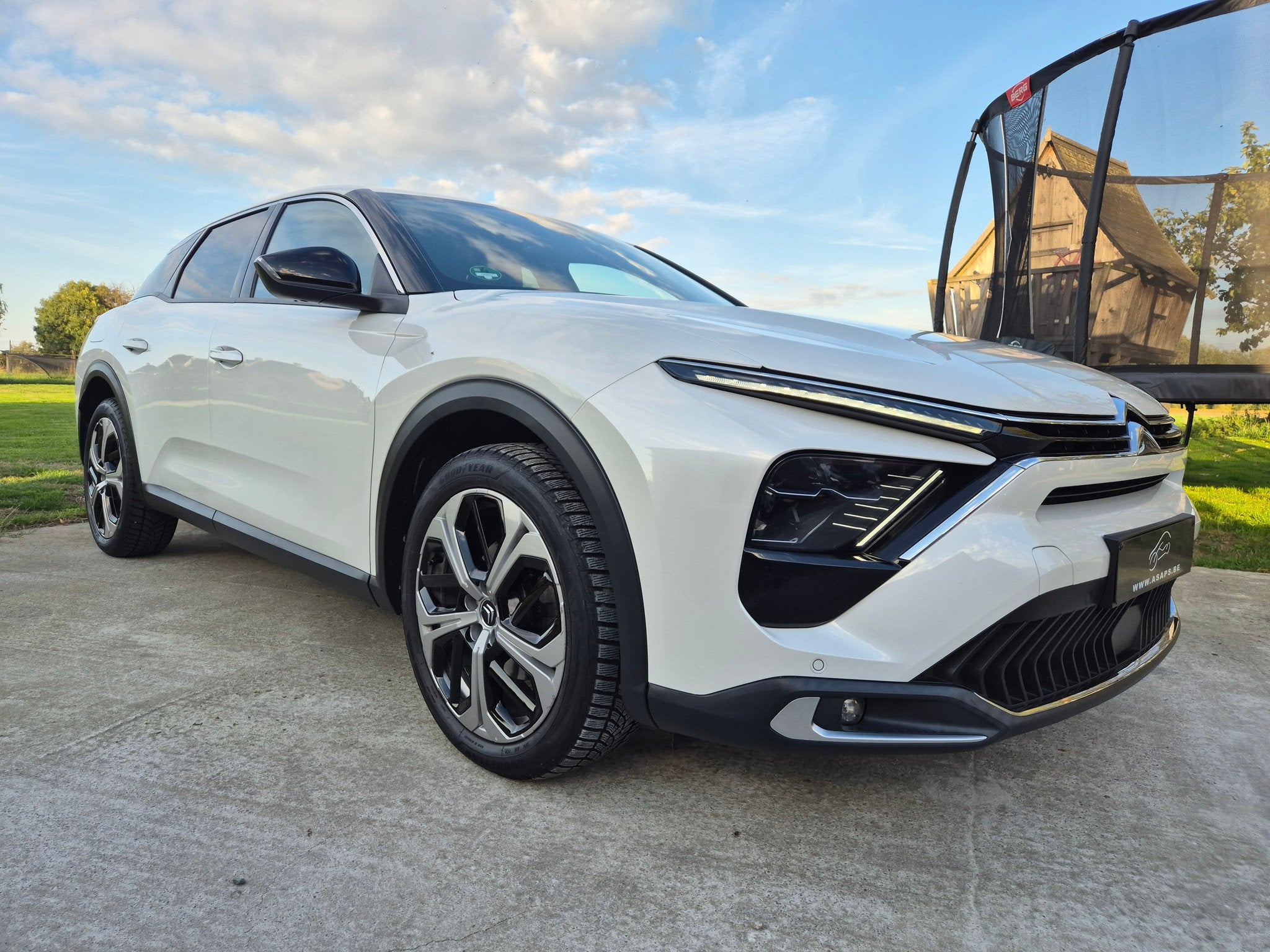 Citroën C5 X * AUTOMAAT * 61.000KM * 2022 * GARANTIE *, Gebruikt, 1199 cc, Wit, Skiluik