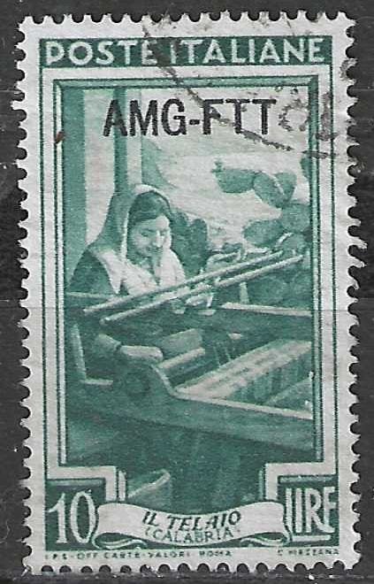 Italie-Trieste 1950 - Yvert 89 - L'Italie au travail (ST), Envoi, Affranchi