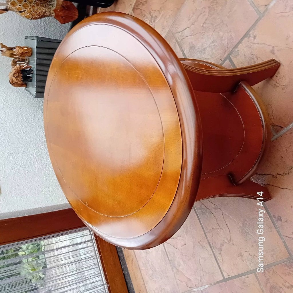 Table basse, Maison & Meubles, Enlèvement, Comme neuf, Ovale