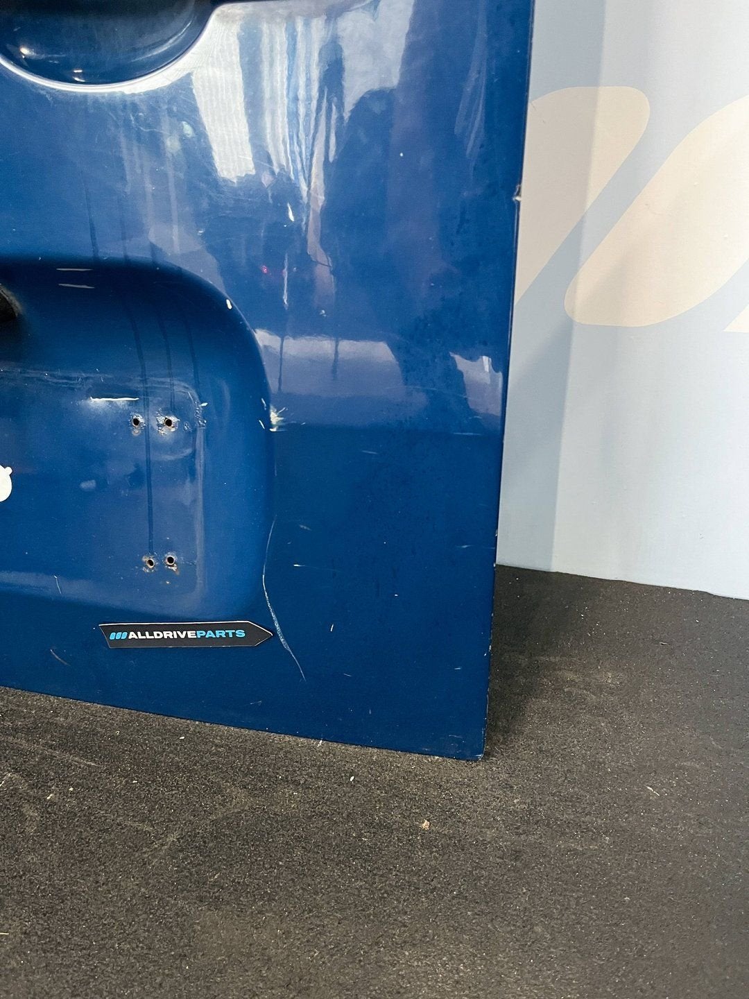 Achterdeur links achter Renault Kangoo blauw 751478138, Auto-onderdelen, Gebruikt, -, Deur, -