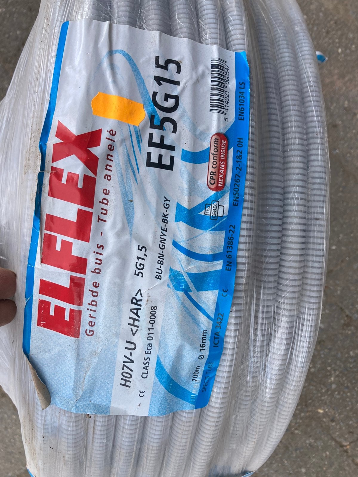 Flex 5G1.5 ong 35 meter, Ophalen, Zo goed als nieuw