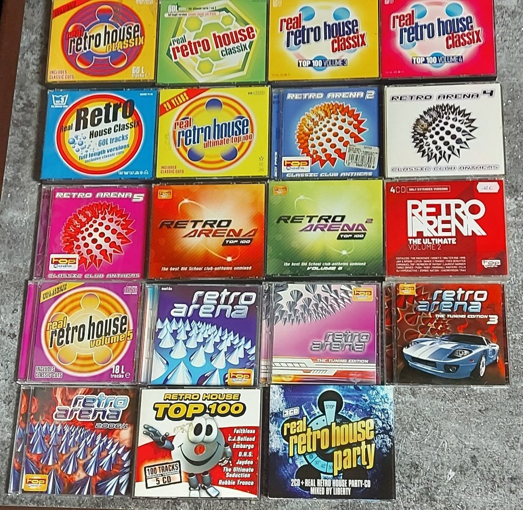 Real Retro House Classix.retro arena (LOT6), CD & DVD, CD | Dance & House, Comme neuf, Techno ou Trance, Coffret, Envoi