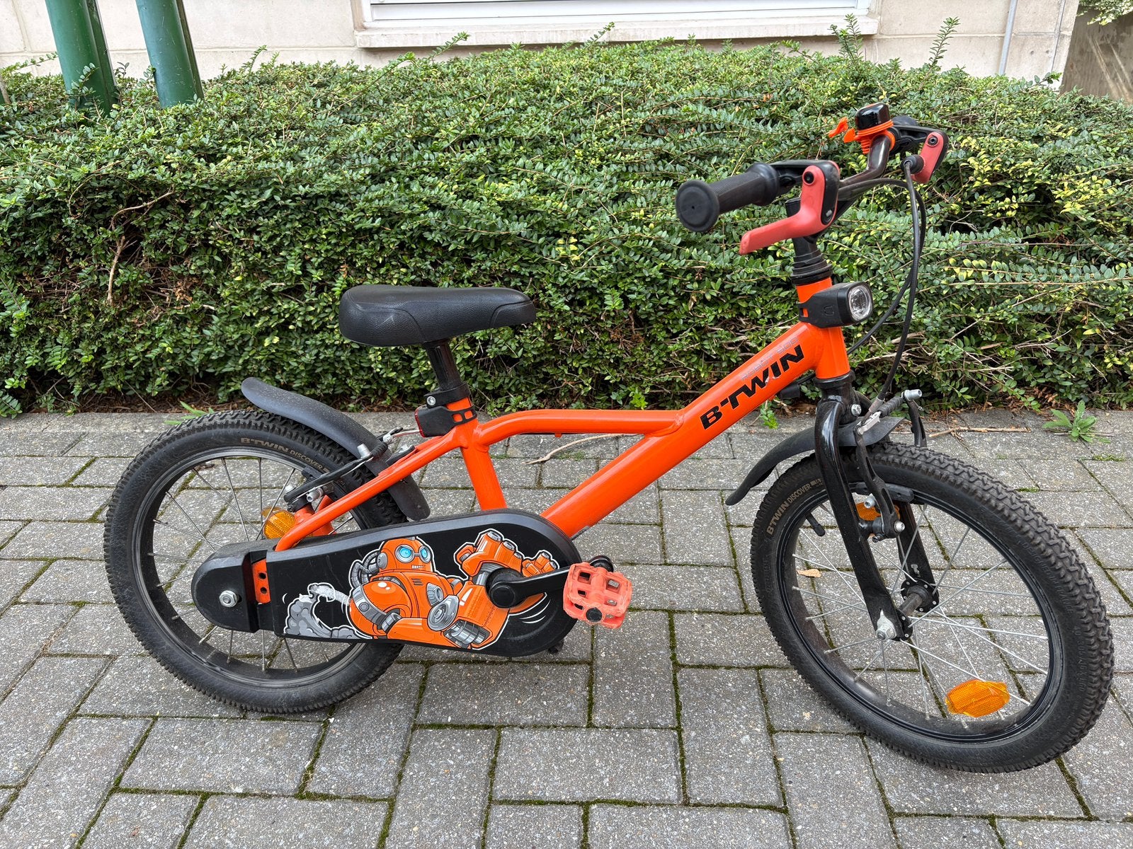 B’TWIN Kinderfiets 16 inch (4-6 jaar) - Decathlon Robot 500, Enlèvement, Comme neuf, 16 pouces