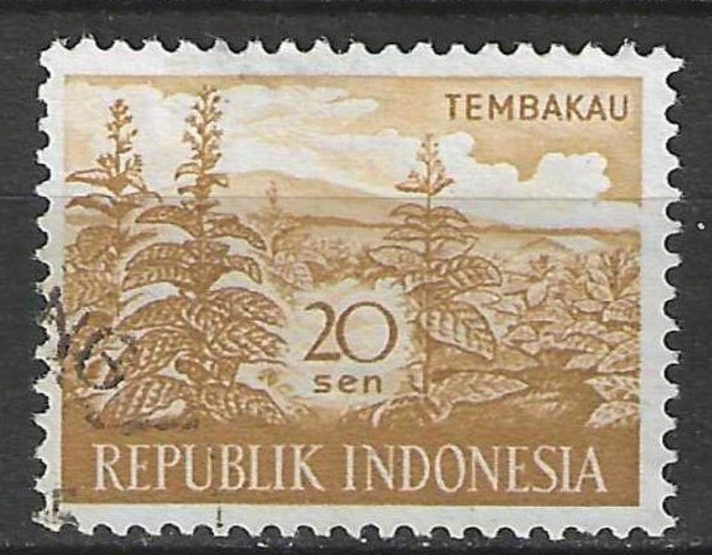 Indonesie 1960 - Yvert 218 - Palmen (ST), Postzegels en Munten, Verzenden, Gestempeld