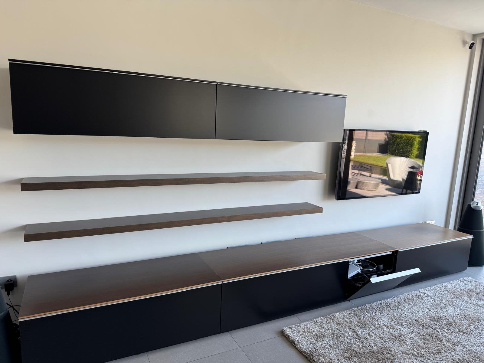 Tv meubel, Huis en Inrichting, Kasten |Televisiemeubels, Ophalen, Overige materialen, Zo goed als nieuw, 200 cm of meer