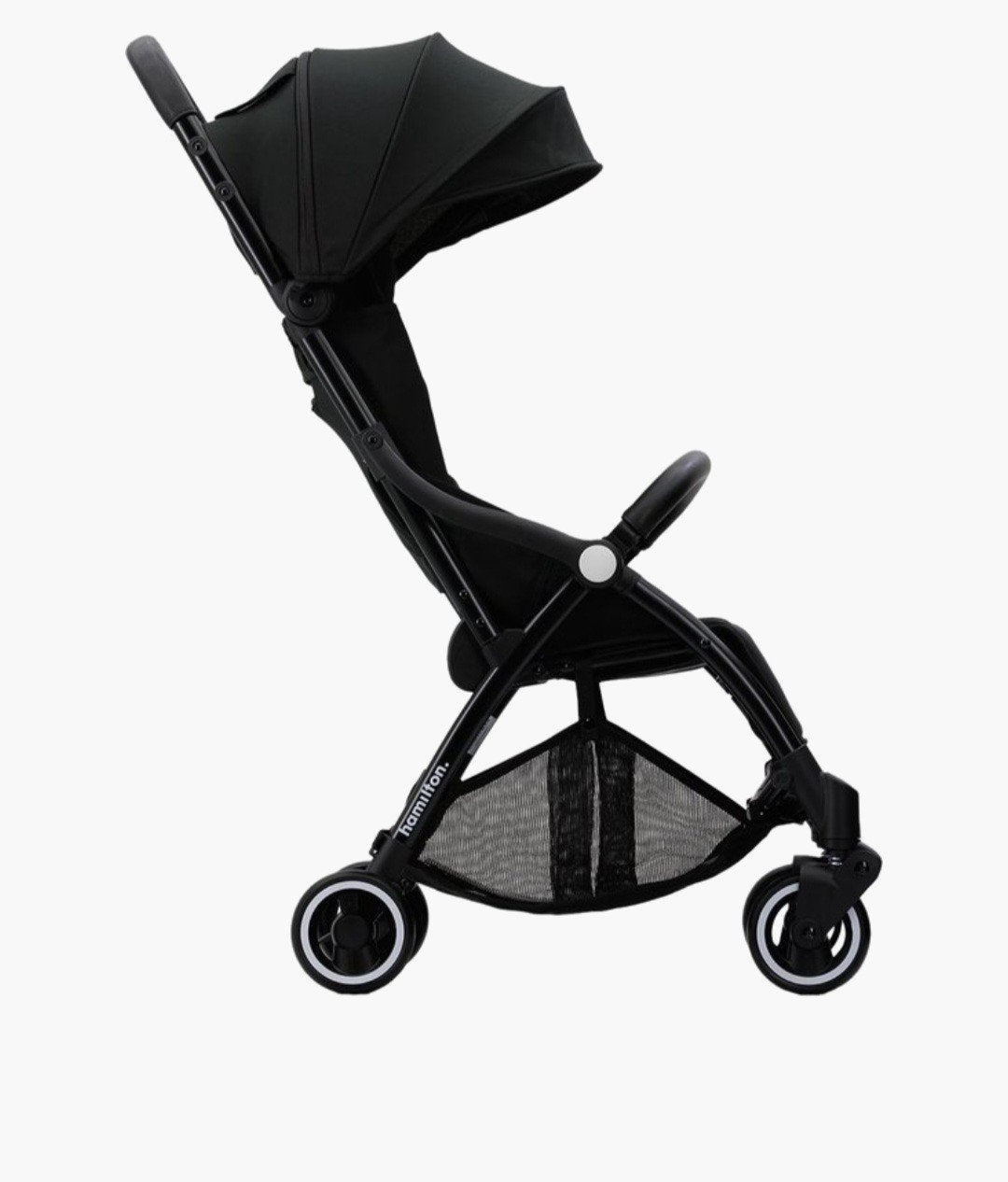 Poussette Hamilton noire Buggy pliable – Bon état – 40 €, Enlèvement, Utilisé, Poussette
