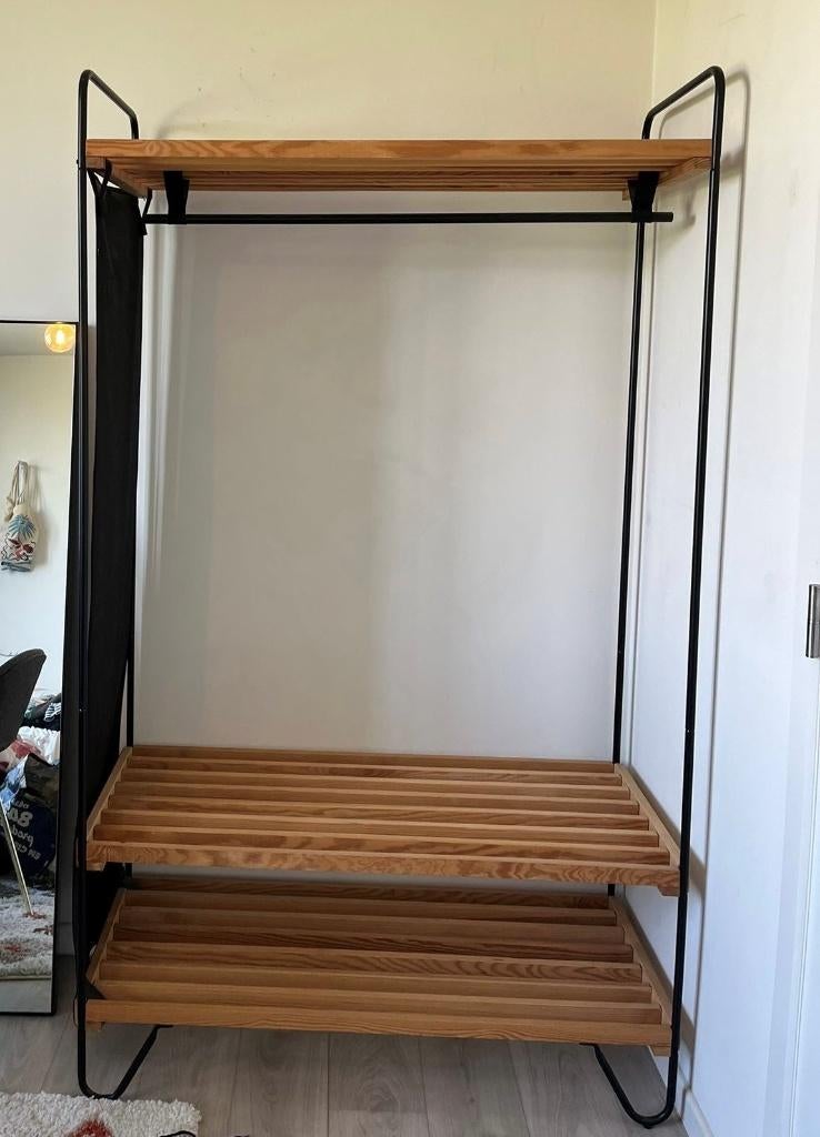 opbergrek kast, Huis en Inrichting, 100 tot 150 cm, Vintag klassiek toch modern, Met plank(en), Zo goed als nieuw