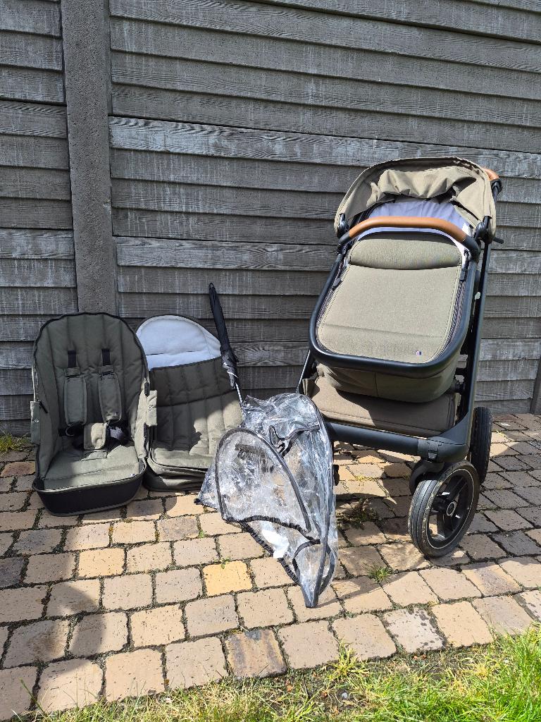 Dubatti One E4 Kinderwagen en toebehoren, Ophalen, Kinderwagen, Overige merken, Verstelbare duwstang
