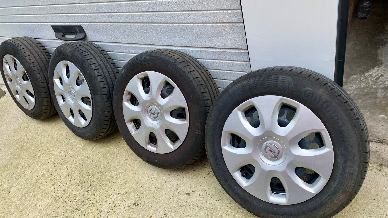 OPEL CITROEN PEUGEOT FIAT 15 INCH Velgen + banden, Ophalen, 15 inch, Band(en)