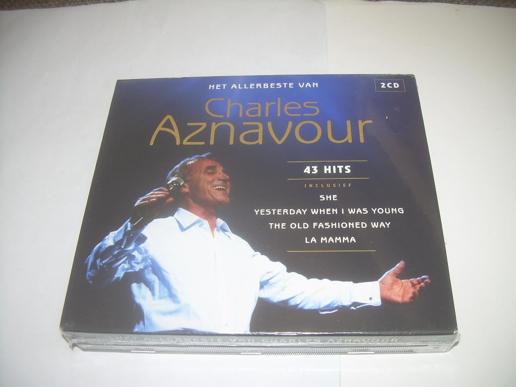 2 CD S - CHARLES AZNAVOUR - LES MEILLEURS, Enlèvement ou Envoi, 1970 - 1979, Neuf, dans son emballage