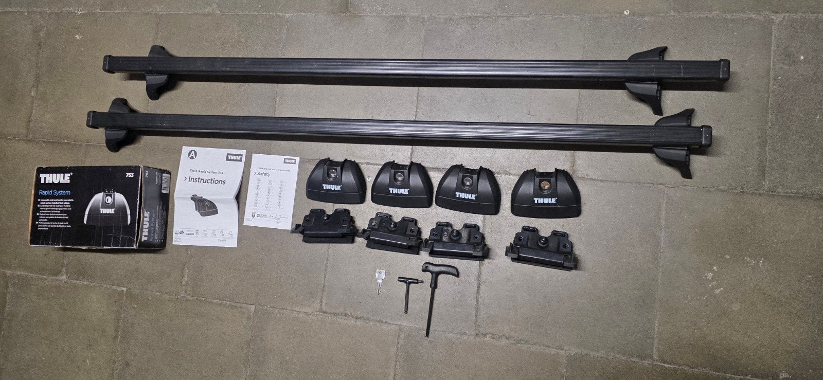 Thule dakdrager 753 rapid system, Ophalen of Verzenden, Gebruikt