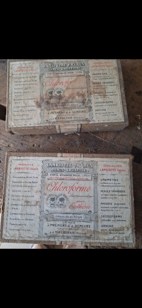 Chloroforme Lambiotte, Divers, Divers Autre, Enlèvement, Neuf