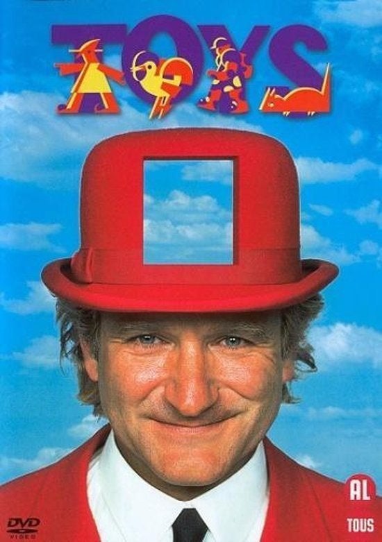 Toys dvd Robin Williams, Cd's en Dvd's, Dvd's | Komedie, Vanaf 9 jaar, Ophalen of Verzenden, Zo goed als nieuw, Klassieker