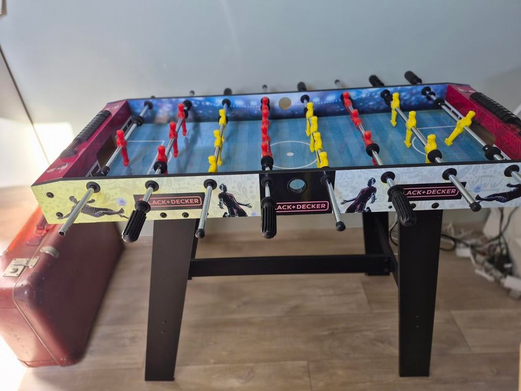 Voetbaltafel Kickertagel België, Ophalen