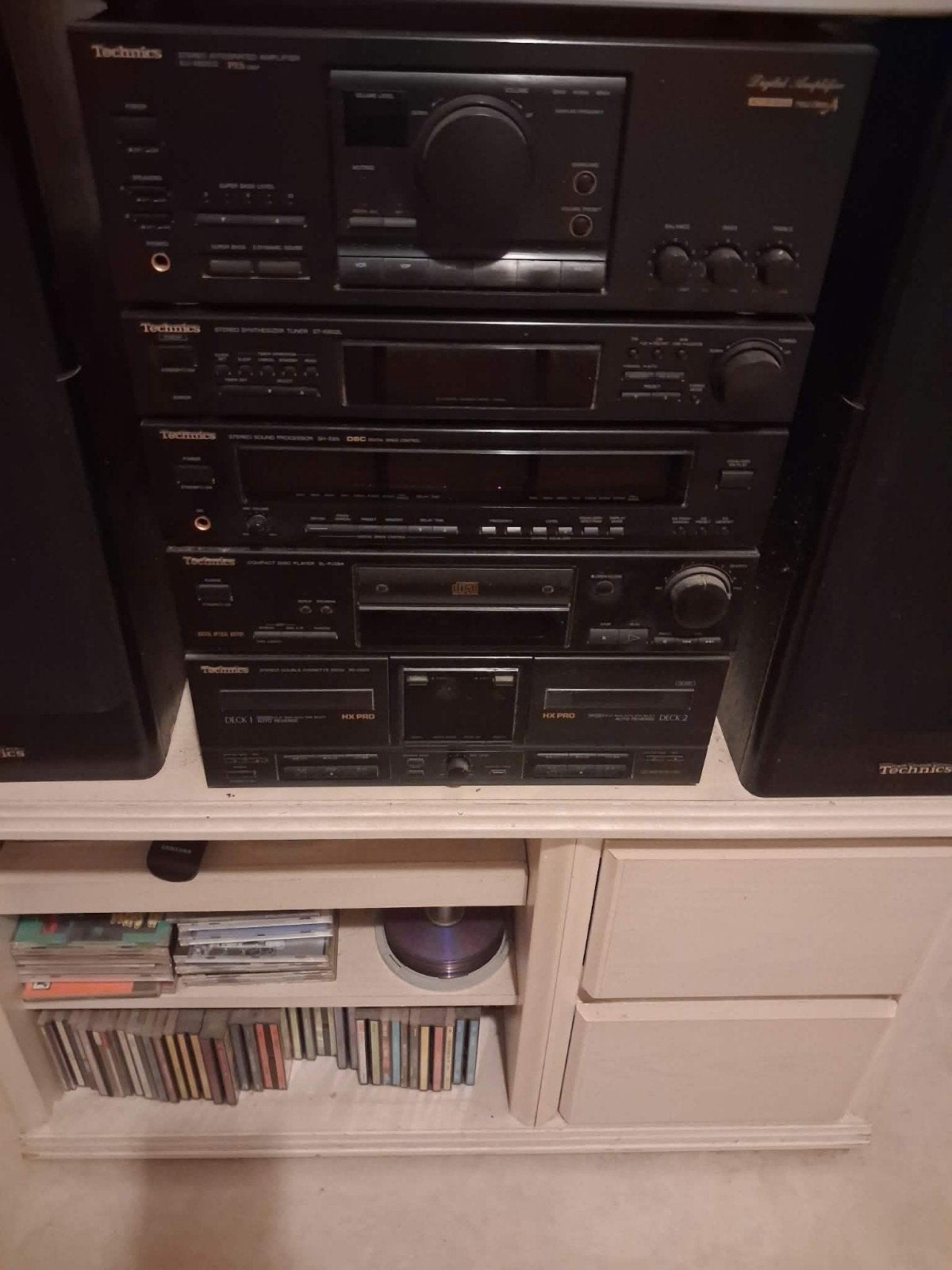 chaîne hi-fi Technics avec enceintes, Enlèvement