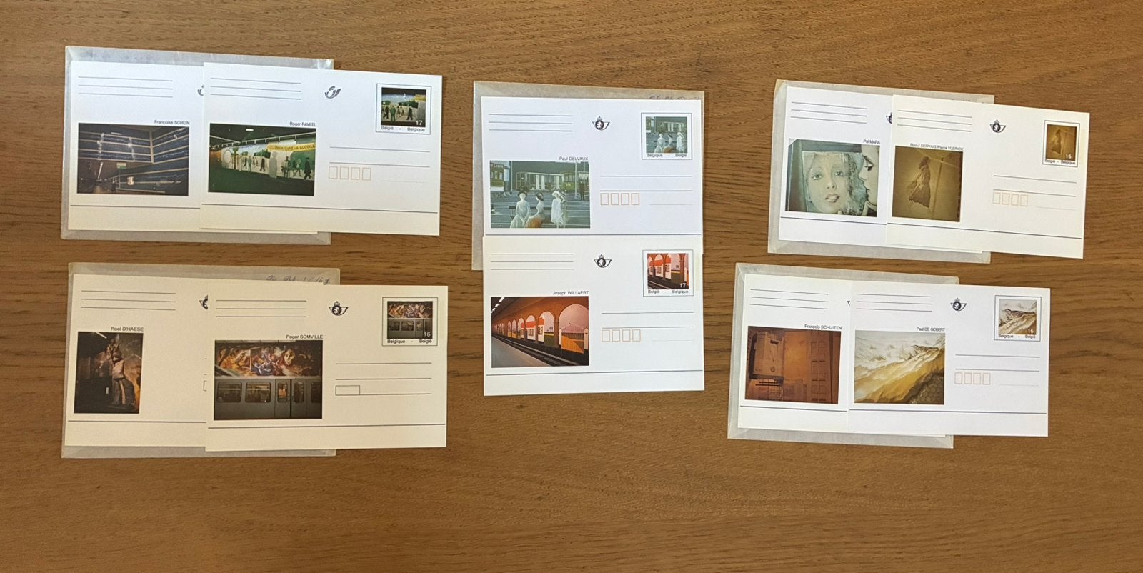 10 postkaarten België, Enlèvement ou Envoi