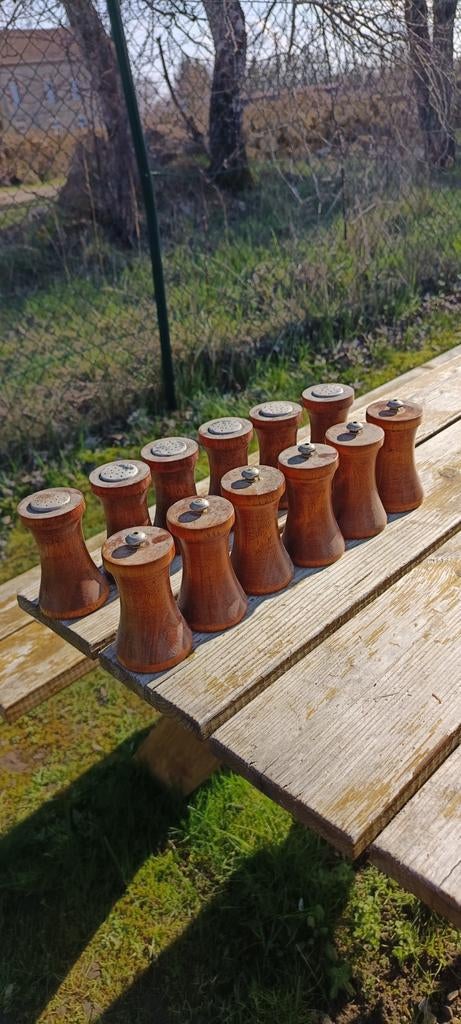 Lot Moulin à poivre et salière en bois Baribocraft canada, Ophalen of Verzenden
