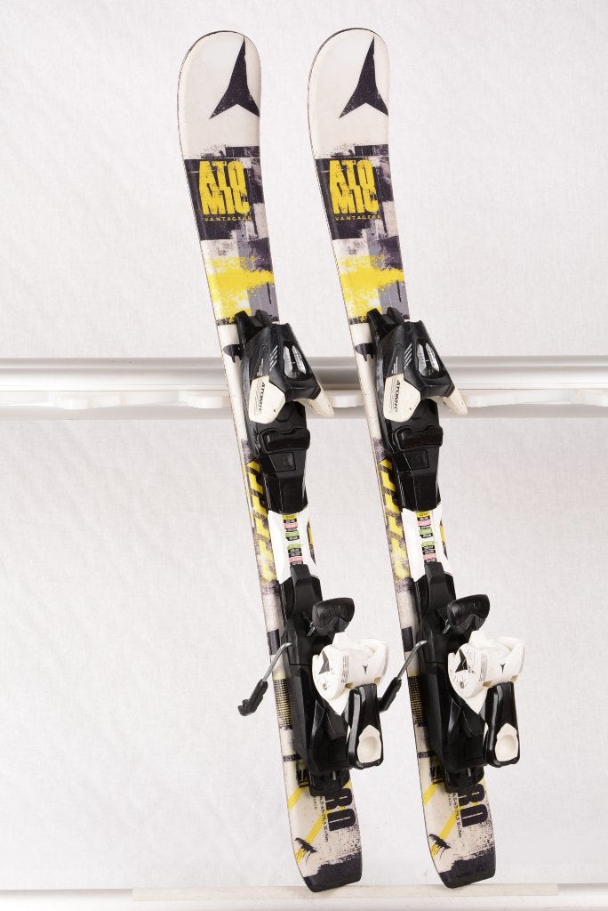 110 cm kinder ski's ATOMIC VANTAGE Jr., yellow + Atomic, Sport en Fitness, Gebruikt, Verzenden, 100 tot 140 cm, Carve