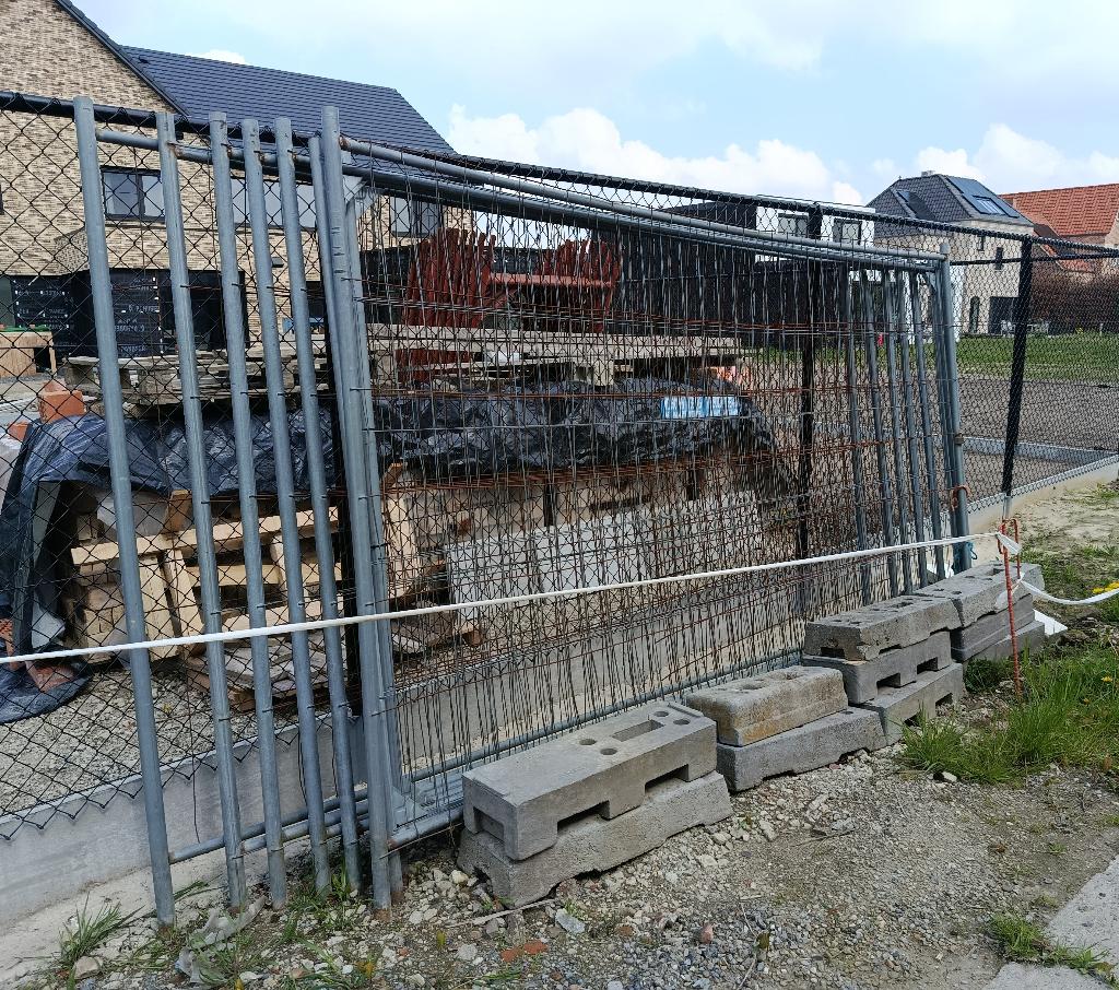 Werfhekken + voeten, Ophalen, Gebruikt