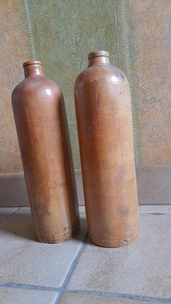 Stenen fles genever, Ophalen