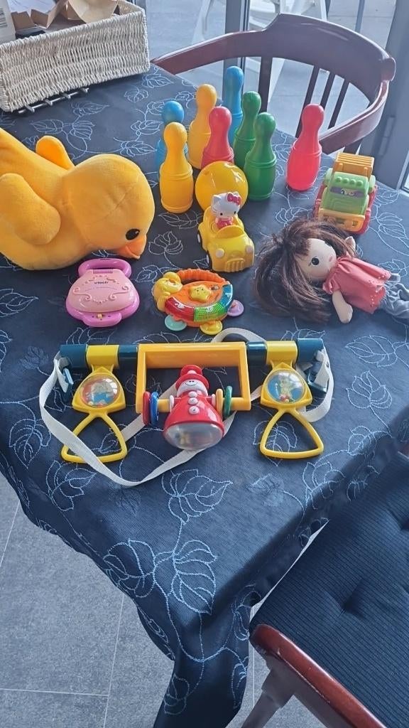speelgoed voor in de box, Ophalen