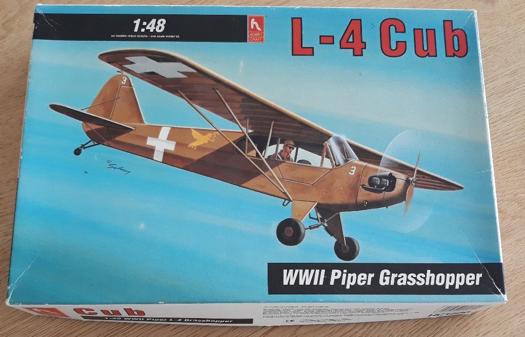 L-4 Cub WWII Piper Grasshopper, Enlèvement ou Envoi, Comme neuf, Avion, Plus grand que 1:72