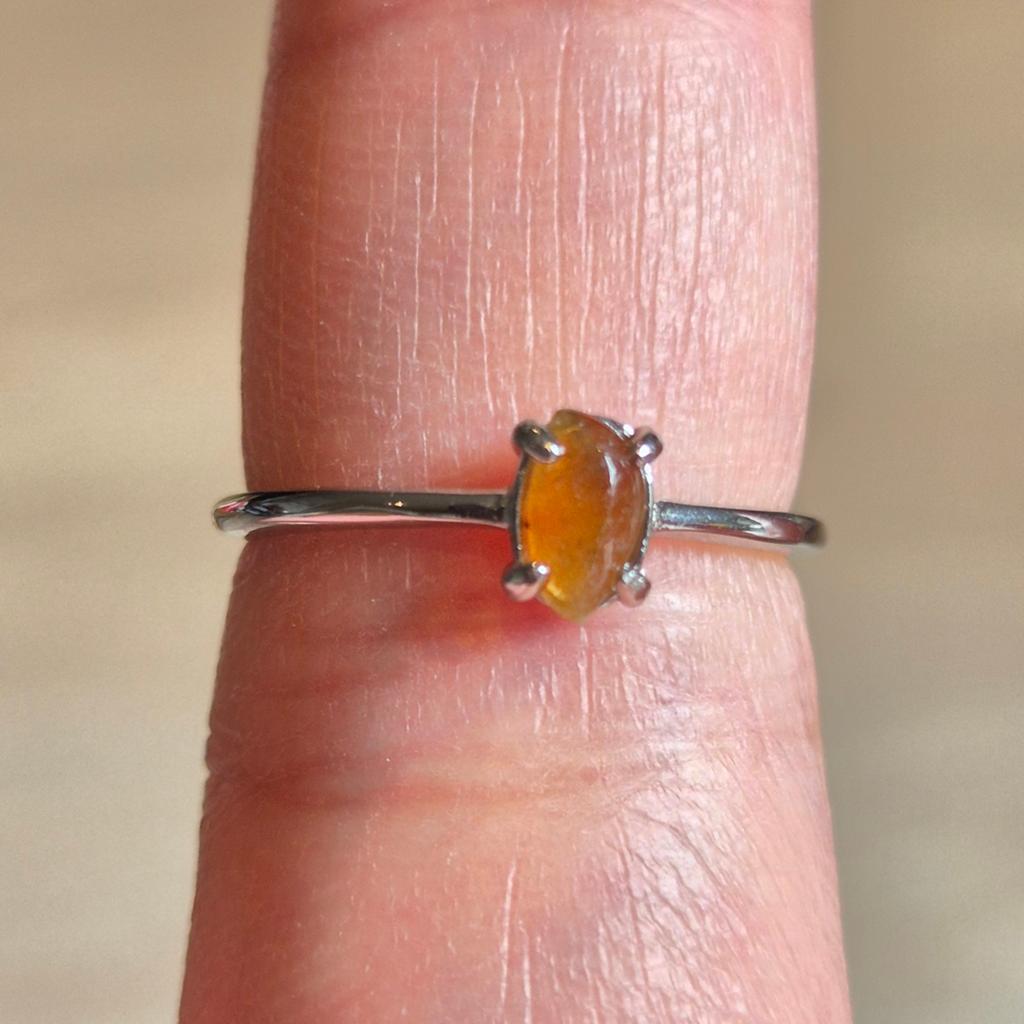 S925 zilveren ring type A jadeiet jade ring, Overige kleuren, Verzenden, Zo goed als nieuw, Dame of Heer