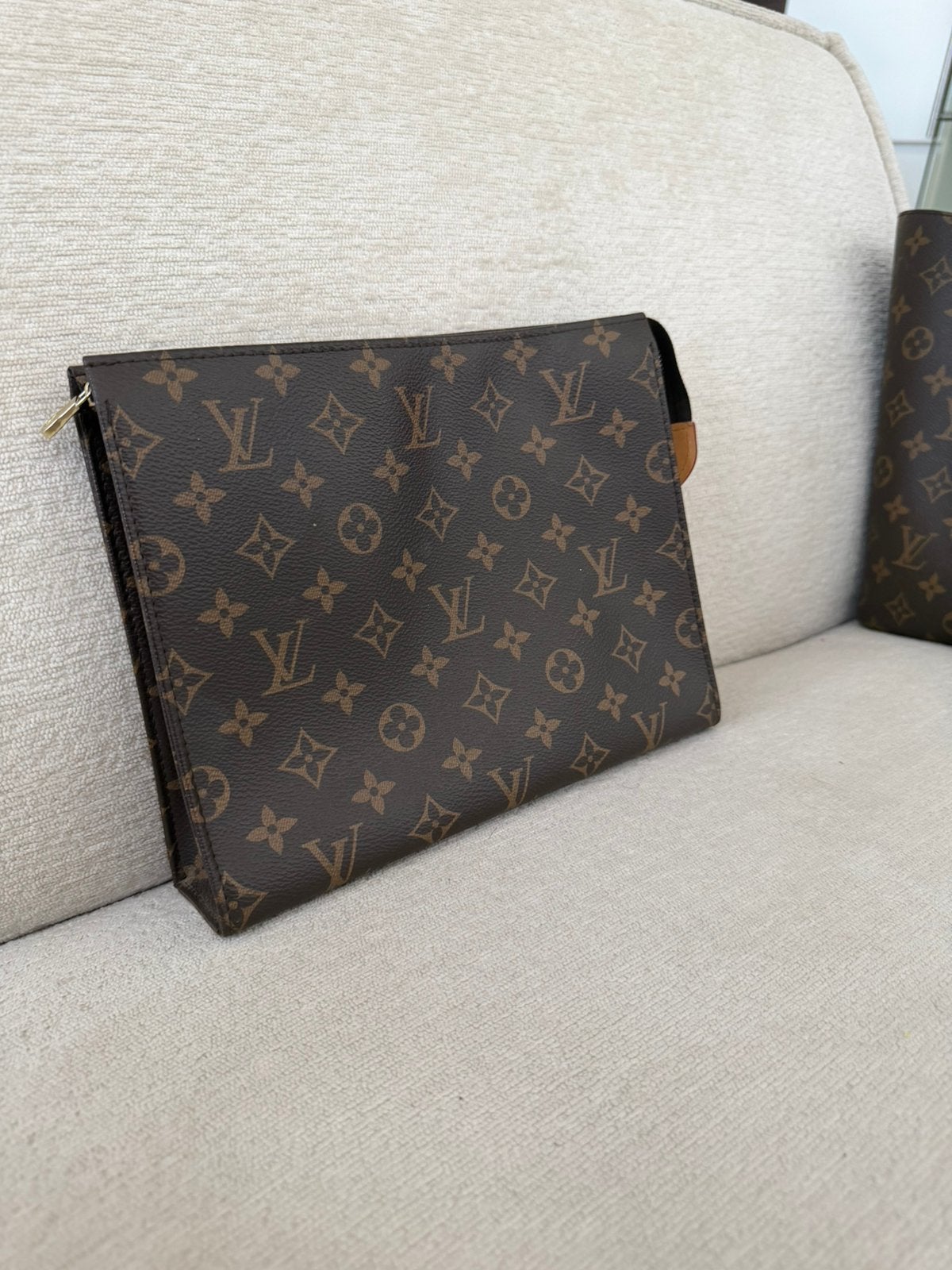 Louis vuitton pochette, Ophalen of Verzenden, Zo goed als nieuw