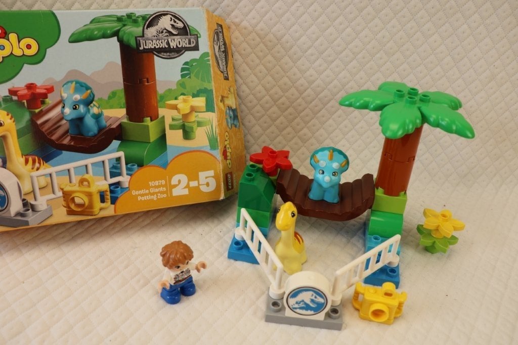 Duplo - set 10879 - Jurassic World, Jurassic World, Ophalen of Verzenden, Zo goed als nieuw, Duplo