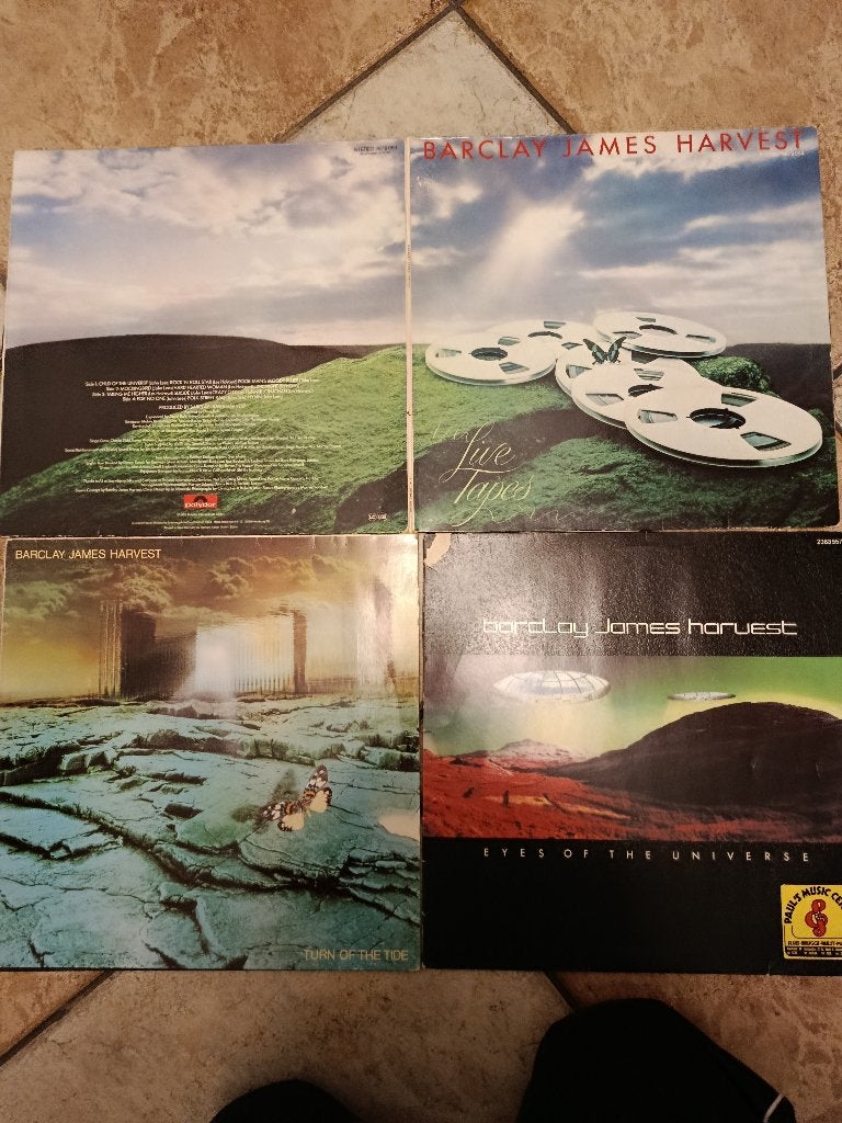Lot de 3lp Barclay james harvest, Enlèvement ou Envoi, Utilisé, Double LP, LP