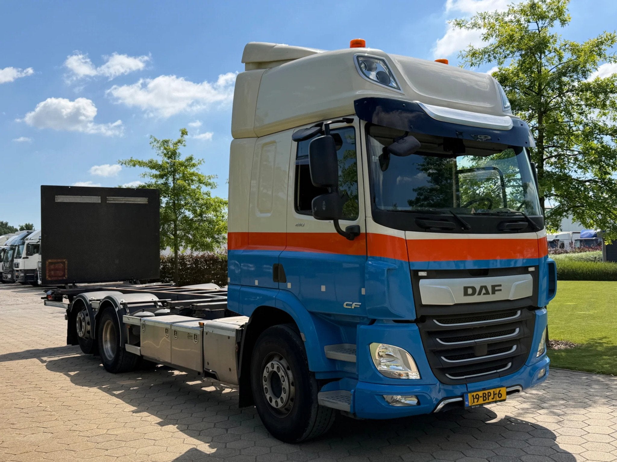 DAF CF 410 CF410. BDF met Laadklep! (bj 2020), Auto's, Automaat, 10413 kg, Gebruikt, Euro 6