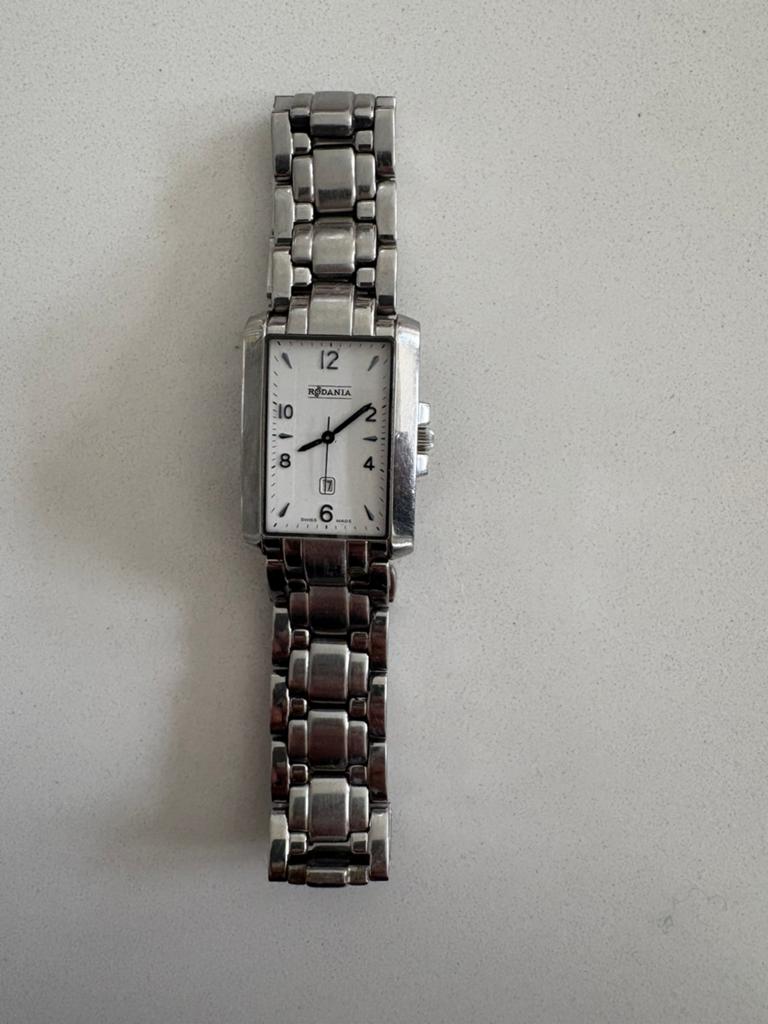 Rodania worldstar tank horloge, Montre-bracelet, Autres marques, Acier, Enlèvement