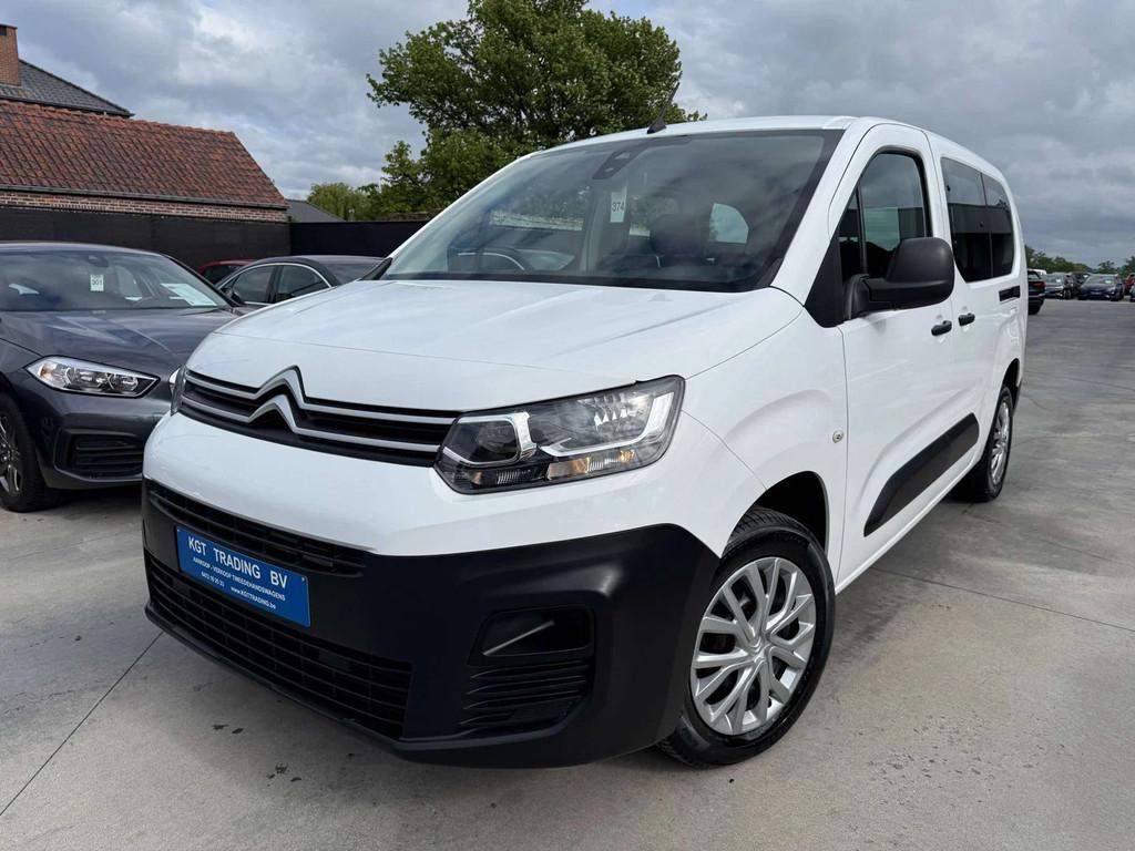Citroën Berlingo 1.2i 110PK 7 ZETELS NAVIGATIE CARPLAY BLUE, Stof, Gebruikt, 1199 cc, Handgeschakeld