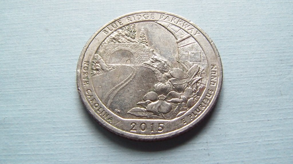 RESERVE MICHEL 1/4 dollar 2015 D blue ridge  parkway, Enlèvement