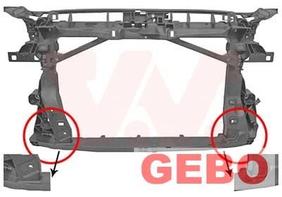 Audi a3 8V 2012 t/m 2016 voorfront 1,2/1,4 TFSi 8V0 805 588, Autos : Pièces & Accessoires, Carrosserie & Tôlerie, Pare-chocs, Audi