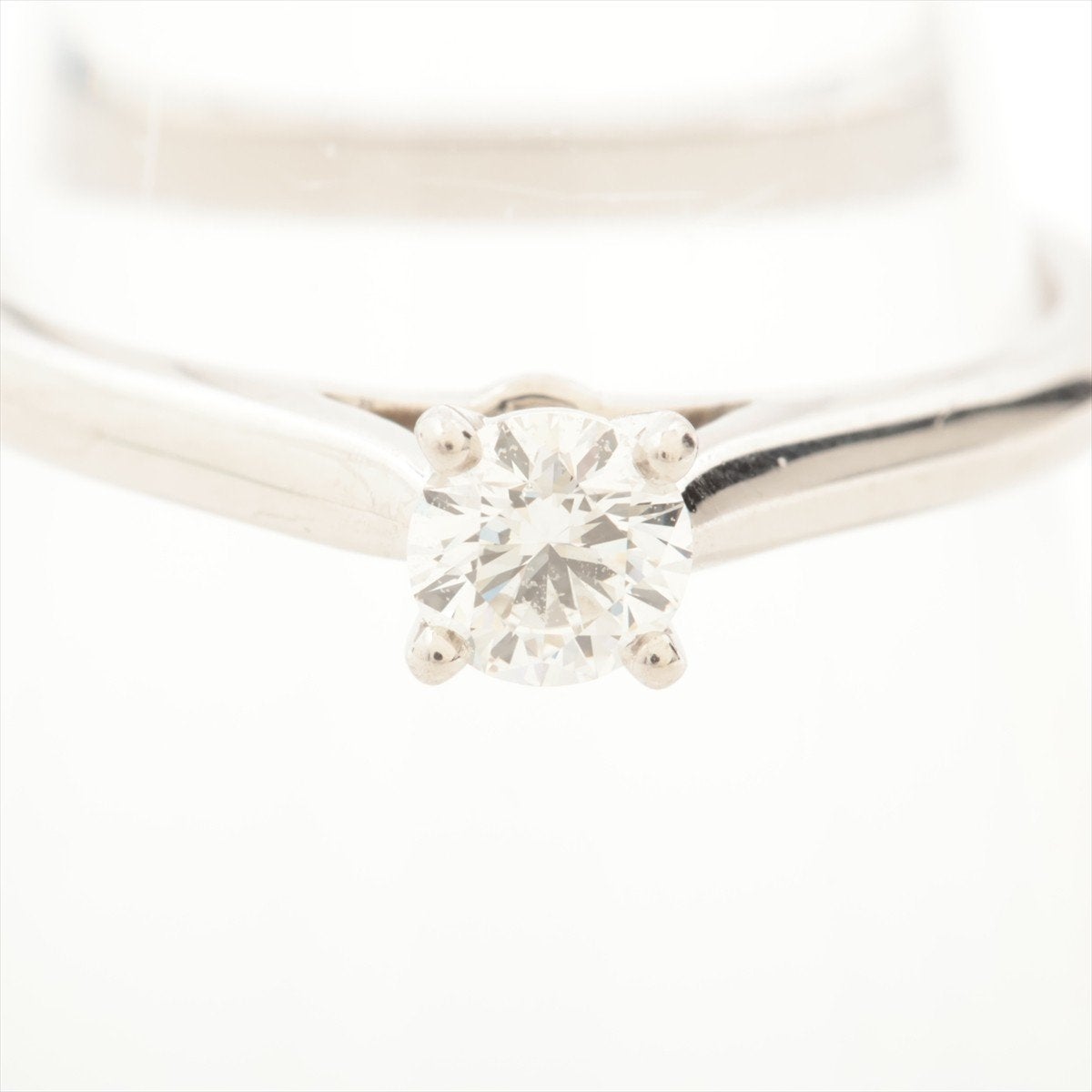 Cartier Solitaire 1895 ring, Ophalen, Overige materialen, Gebruikt, Met edelsteen