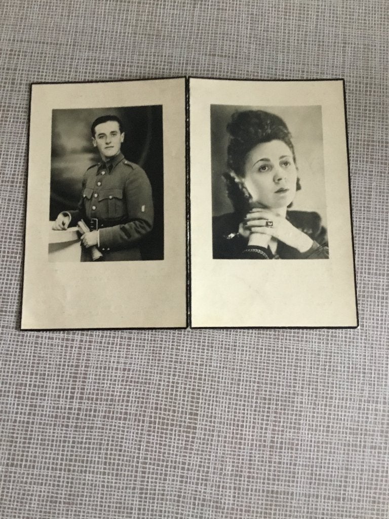 Soldat C.Bastaens Boom, tué par des bourreaux SS 1945, Envoi, Image pieuse