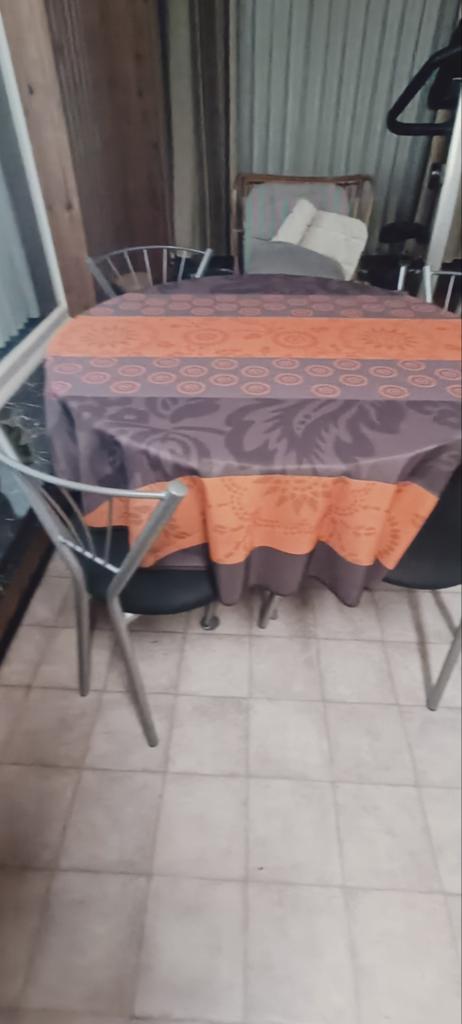 Tafel met 4 stoelen, Huis en Inrichting, Tafels | Eettafels, Ophalen