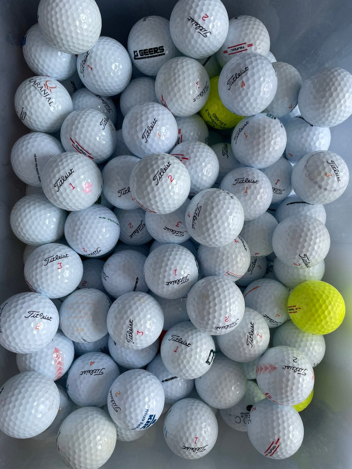 Titleist golfballen, Ophalen, Zo goed als nieuw