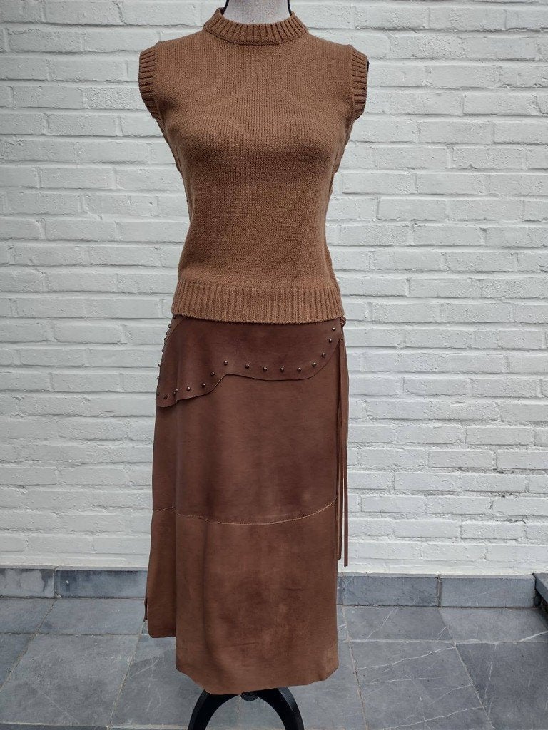 D&G débardeur/Spencer Brown, M, NOUVEAU, Neuf, Taille 38/40 (M), Brun, Dolce&Gabanna