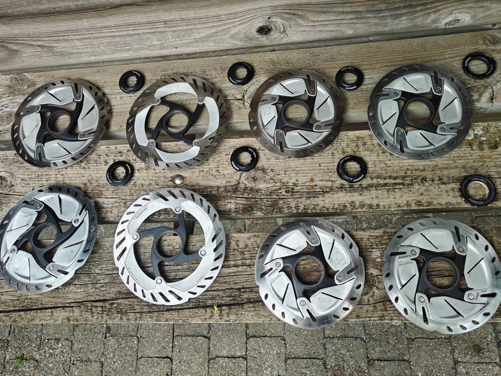 Shimano remschijven 160/140, Fietsen en Brommers, Ophalen of Verzenden
