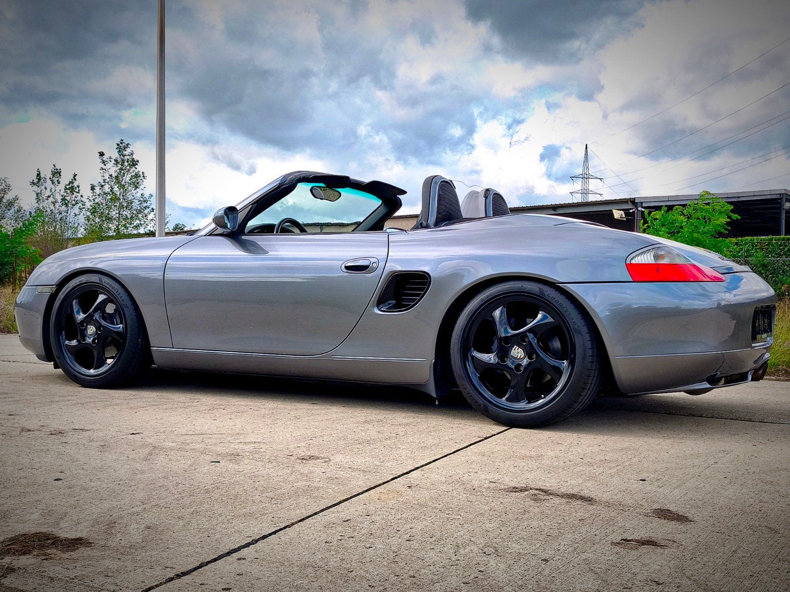 Porsche Boxster 2.7 leder xenon eibach short shifter, Auto's, Porsche, Dealer onderhouden, Achterwielaandrijving, Zwart, Cabriolet